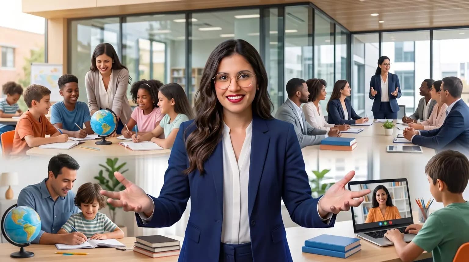 Official visual of MMLangues corporate training in France